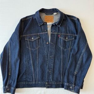 Levi's Men's Dark Blue Denim Jacket
